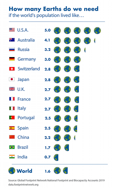 How many earths 2020 english small